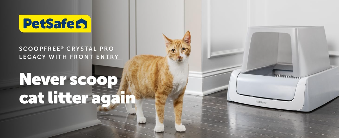  PetSafe crystal litter box for odor control