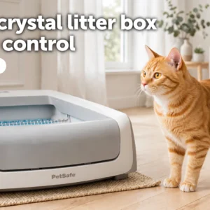 PetSafe crystal litter box for odor control